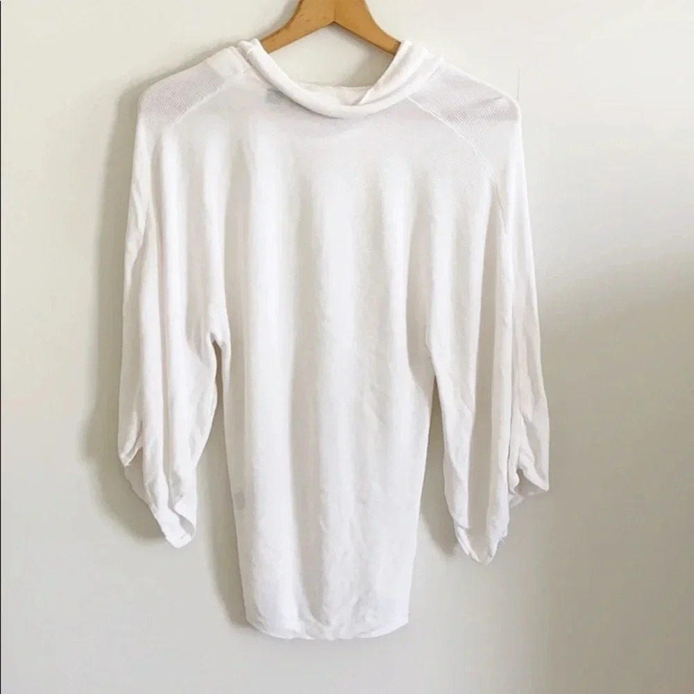 Michelle Nicole White Cowl Neck Top - Picture 6 of 7